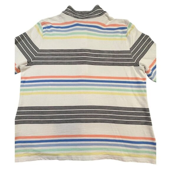 T by Talbots SPF 50+ Slub Terry 1/4 Snap Pullover – Size XLP - Picture 10 of 10